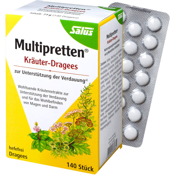 Multipretten Kraeuter Drag, 140 St DRA