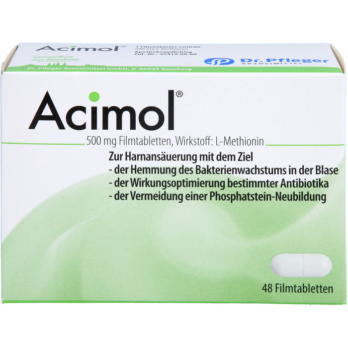 Acimol 500 mg Filmtabletten zur Harnansäuerung, 48 St. Tabletten
