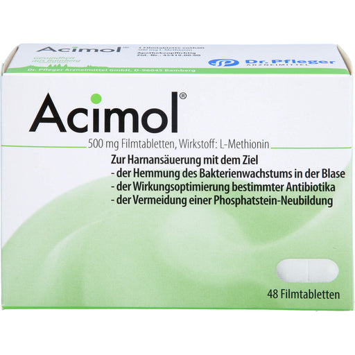 Acimol 500 mg Filmtabletten zur Harnansäuerung, 48 St. Tabletten