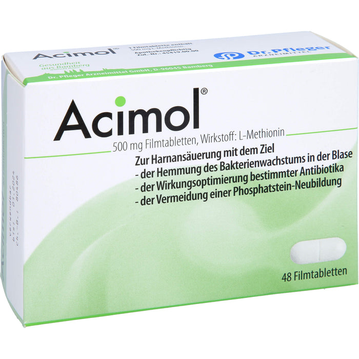 Acimol 500 mg Filmtabletten zur Harnansäuerung, 48 pcs. Tablets