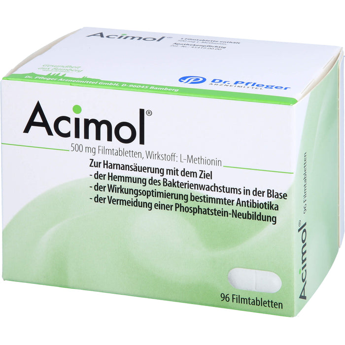Acimol 500 mg Filmtabletten zur Harnansäuerung, 96 St. Tabletten