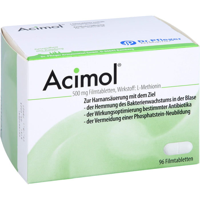 Acimol 500 mg Filmtabletten zur Harnansäuerung, 96 pcs. Tablets
