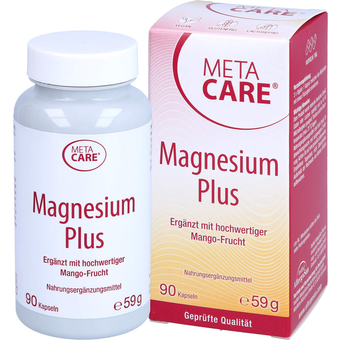 META CARE Magnesium Plus Kapseln zur Unterstützung der Muskeln, 90 pcs. Capsules