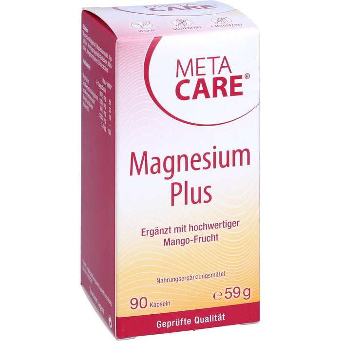 META CARE Magnesium Plus Kapseln zur Unterstützung der Muskeln, 90 pcs. Capsules
