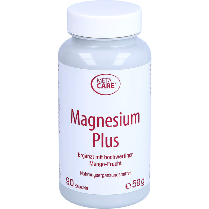 META CARE Magnesium Plus Kapseln zur Unterstützung der Muskeln, 90 pcs. Capsules