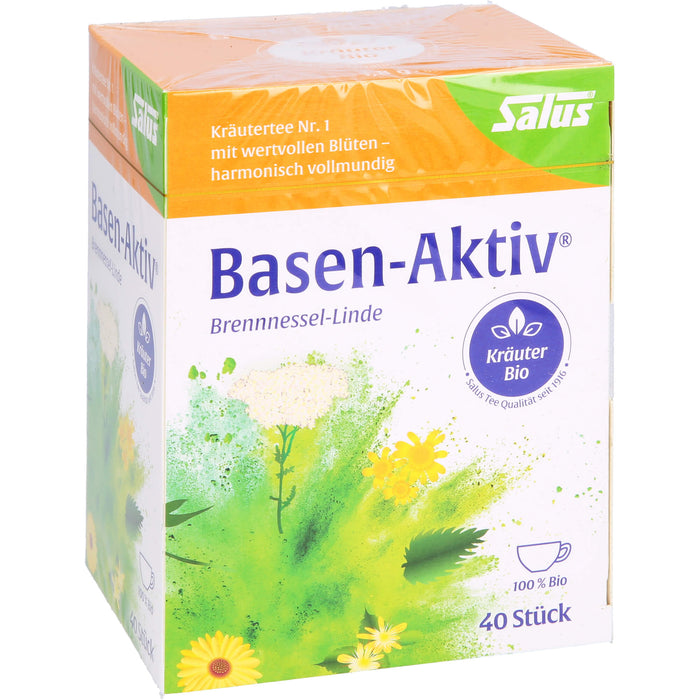 Salus Basen-Aktiv Tee Nr. 1 Brennnessel-Linde bio harmonisch und vollmundig, 40 pcs. Sachets