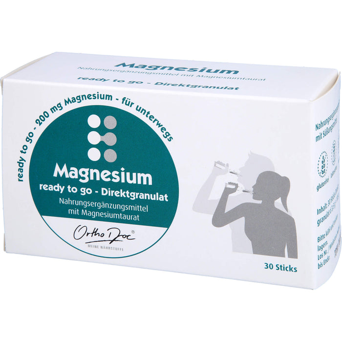 OrthoDoc Magnesium Direktgranulat, 30 St. Sticks