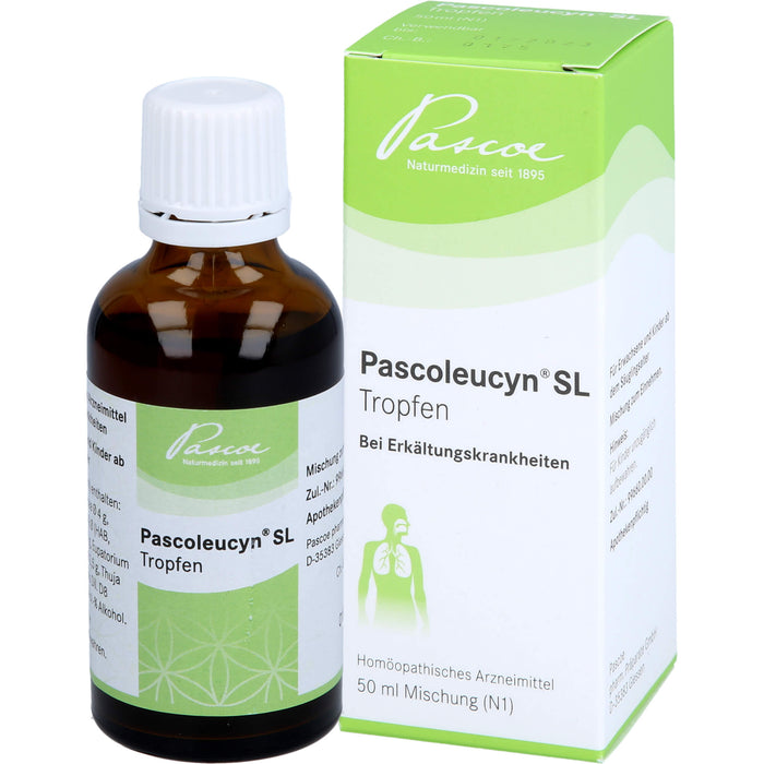 Pascoleucyn SL Tropfen bei Erkältungskrankheiten, 50 ml Solution