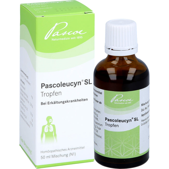 Pascoleucyn SL Tropfen bei Erkältungskrankheiten, 50 ml Solution