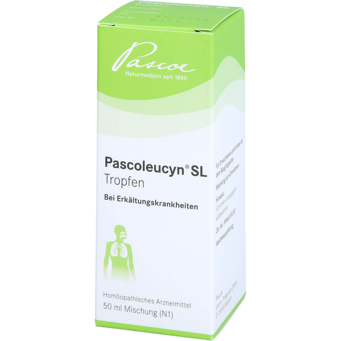 Pascoleucyn SL Tropfen bei Erkältungskrankheiten, 50 ml Solution