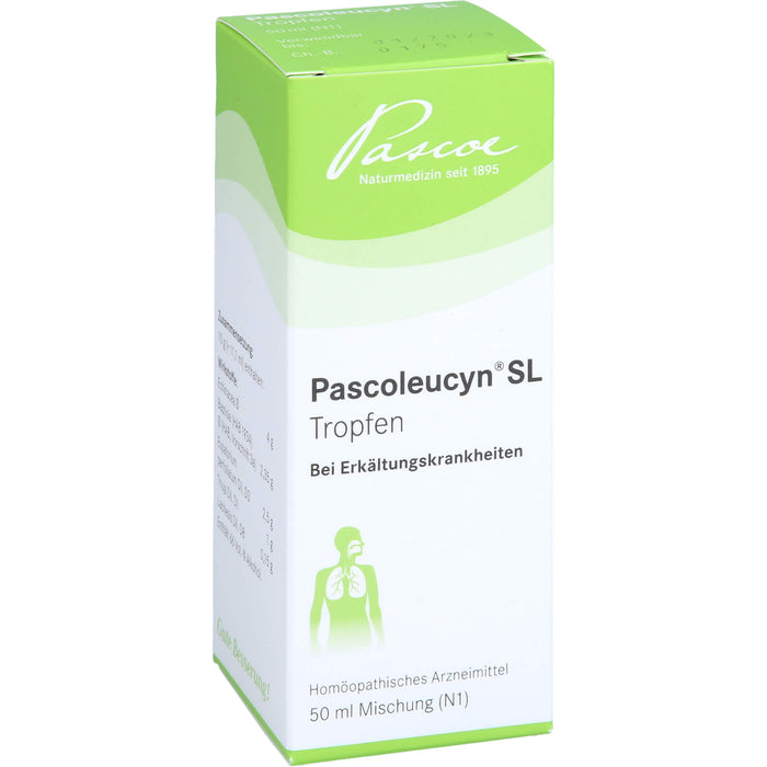 Pascoleucyn SL Tropfen bei Erkältungskrankheiten, 50 ml Solution