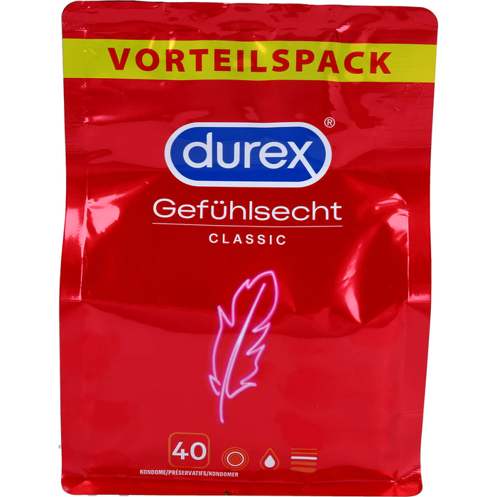 Durex Gefühlsecht hauchzarte Kondome, 40 St KOD