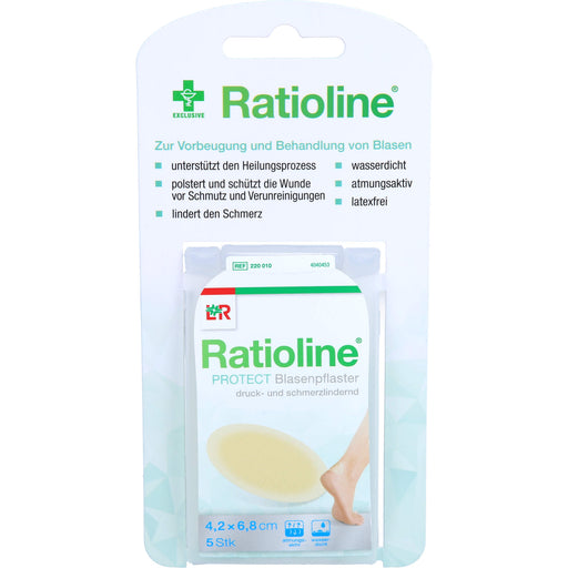 Ratioline Protect Blasenpflaster 4,2x6,8 cm, 5 St PFL