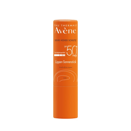 Avène Lippen-Sonnenstick SPF 50+ sehr hoher Sonnenschutz für empfindliche Lippen, 3 g Stift