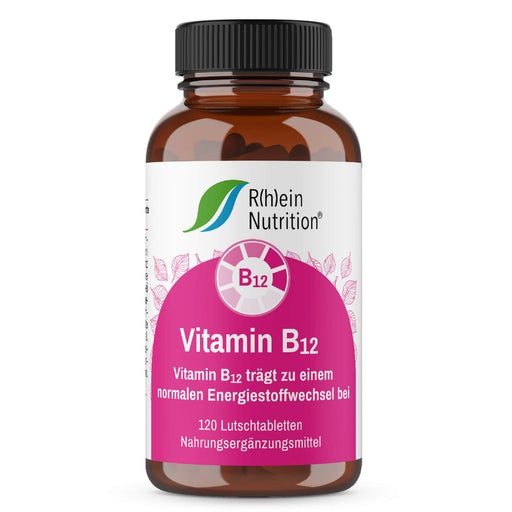 R(h)ein Nutrition Vitamin B12 1.000 µg Lutschtabletten hochdosiert vegan, 120 St. Schmelztabletten