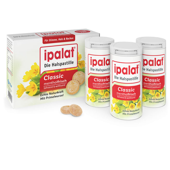 Ipalat Halspastillen classic, 120 pcs. Pastilles
