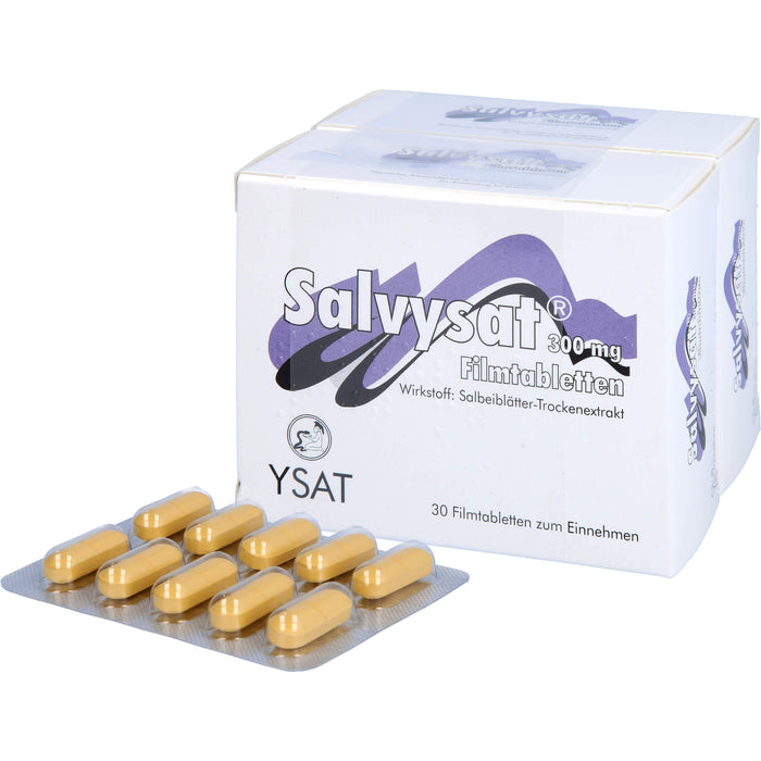 Salvysat 300 mg Filmtabletten zur Anwendung bei vermehrter Schweißbildung, 60 pcs. Tablets