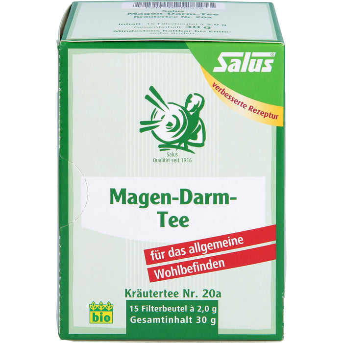 Salus Magen-Darm-Tee Kräutertee Nr. 20 a bio für das allgemeine Wohlbefinden, 15 St. Filterbeutel