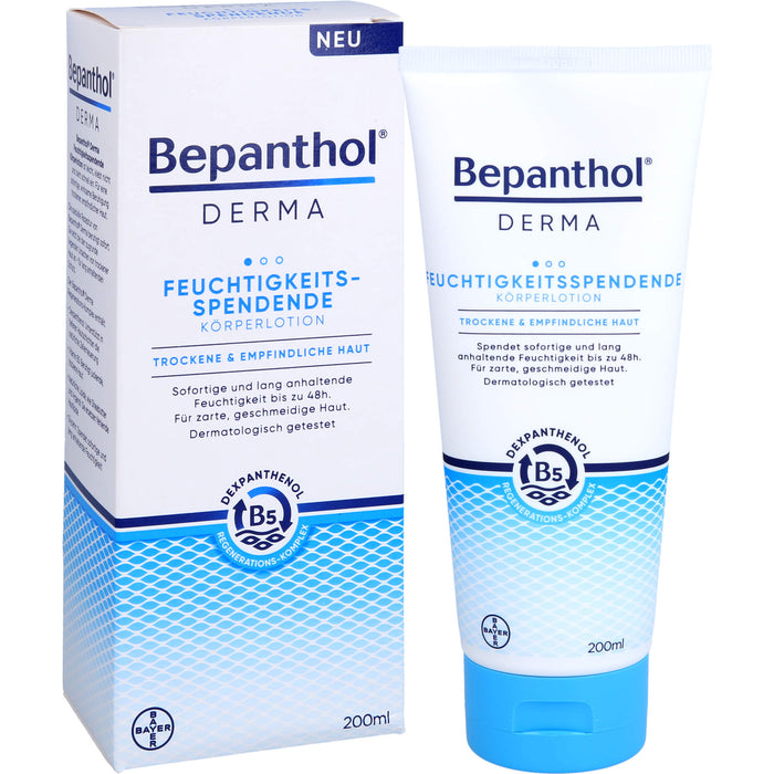 Bepanthol Derma feuchtigkeitsspendende Körperlotion, 200 ml Lotion