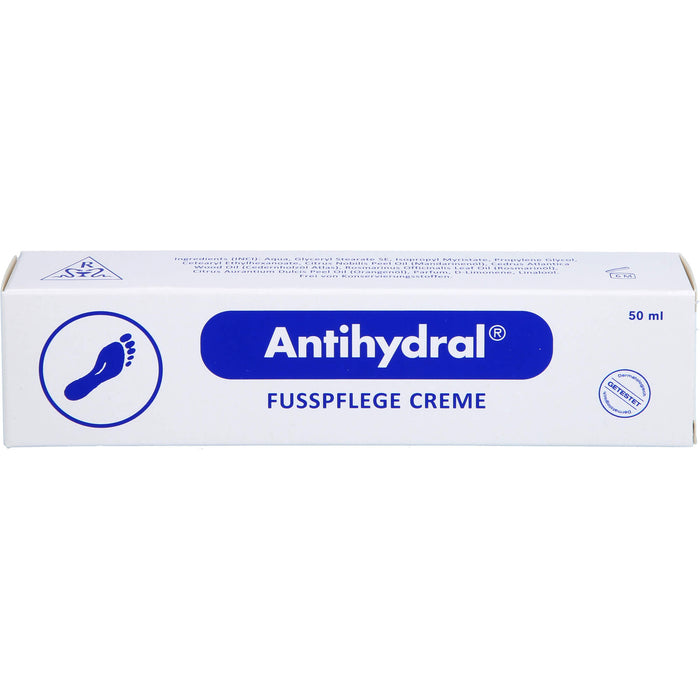 Antihydral Fußpflege Creme, 50 ml Creme