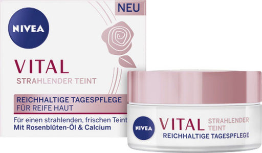 NIVEA VITAL Strahlender Teint Reichhalt. Tagespfl., 50 ml Creme
