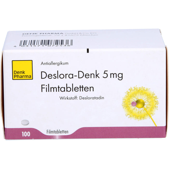 Deslora-Denk 5 mg Filmtabletten, 100 St FTA