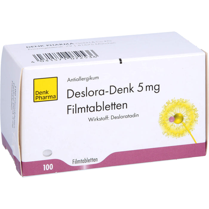 Deslora-Denk 5 mg Filmtabletten, 100 St FTA