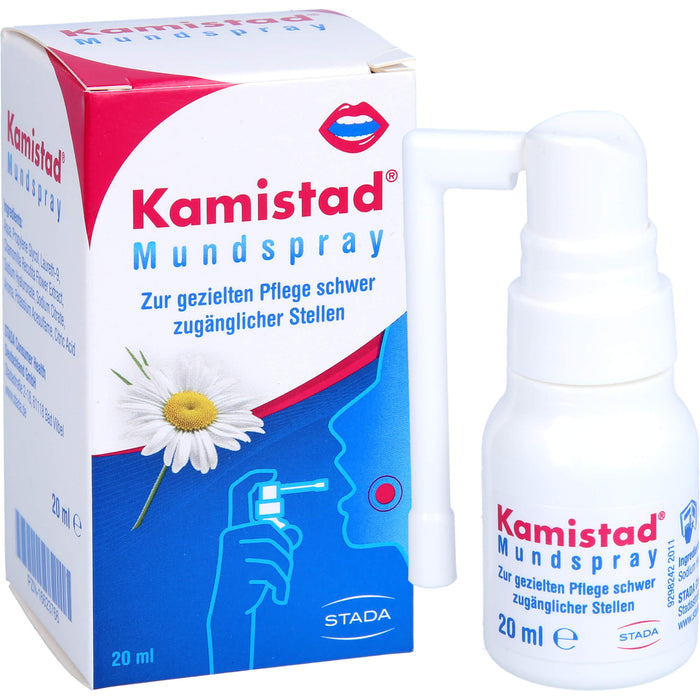 Kamistad Mundspray bei Zahnfleischentzündungen und Aphten, 20 ml Lösung