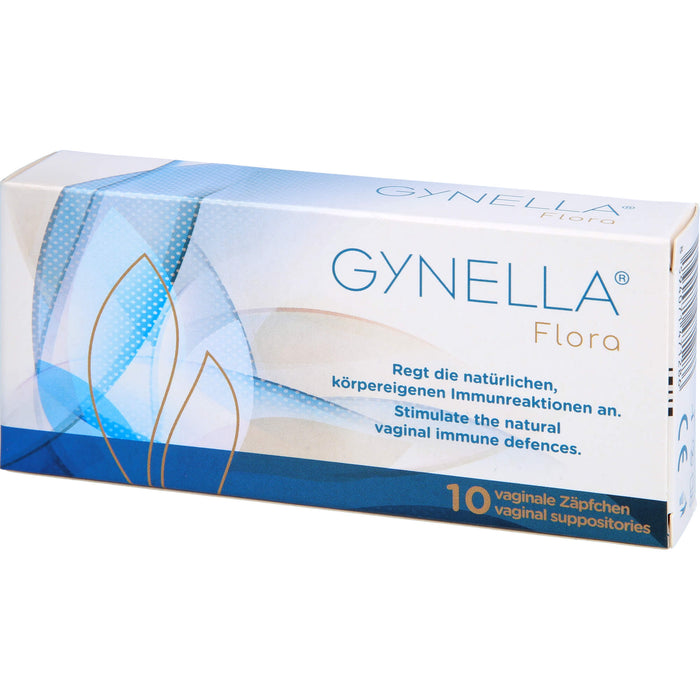 GYNELLA Flora vaginale Zäpfchen regt die natürlichen, körpereigenen Immunreaktionen an, 10 St. Zäpfchen