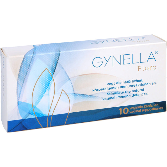 GYNELLA Flora vaginale Zäpfchen regt die natürlichen, körpereigenen Immunreaktionen an, 10 pcs. Suppositories