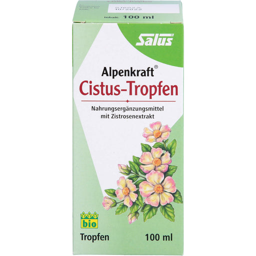 Salus Alpenkraft Cistus-Tropfen bio mit Zistrosenextrakt, 100 ml Lösung