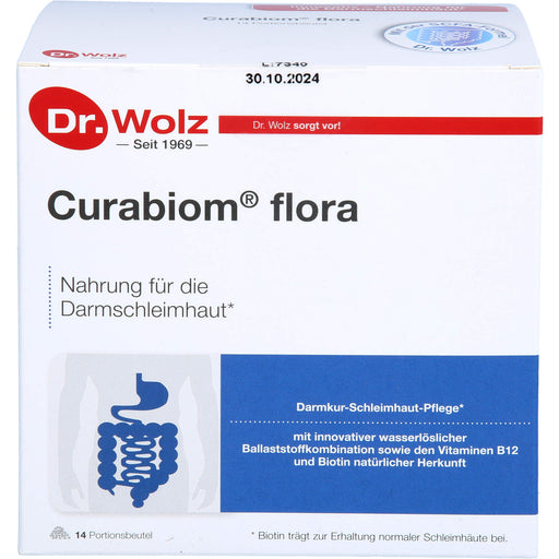 Dr. Wolz Curabiom flora Pulver für die Darmschleimhaut, 14 St. Beutel