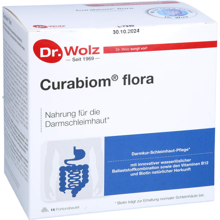 Dr. Wolz Curabiom flora Pulver für die Darmschleimhaut, 14 St. Beutel