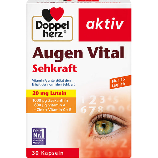 Doppelherz Augen Vital Sehkraft, 30 St KAP