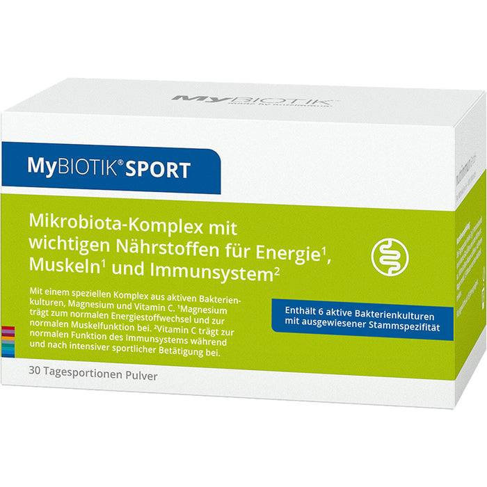 MyBIOTIK SPORT Pulver für Energie, Muskeln und das Immunsystem, 30 St. Beutel