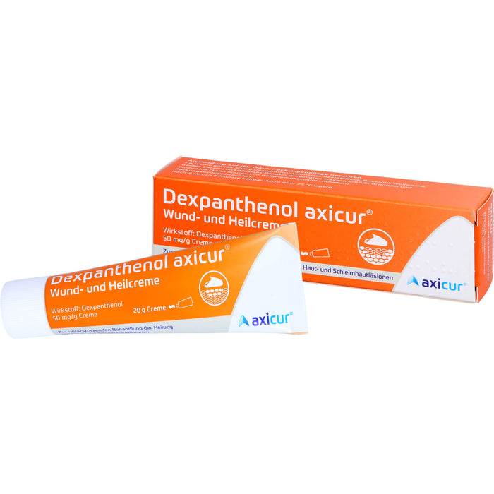 Dexpanthenol axicur Wund- und Heilcreme, 20 g Crème