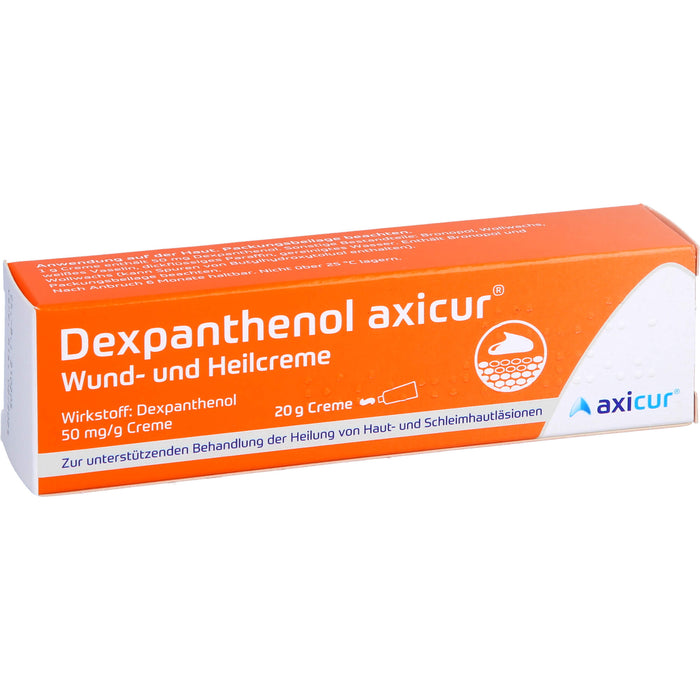 Dexpanthenol axicur Wund- und Heilcreme, 20 g Crème