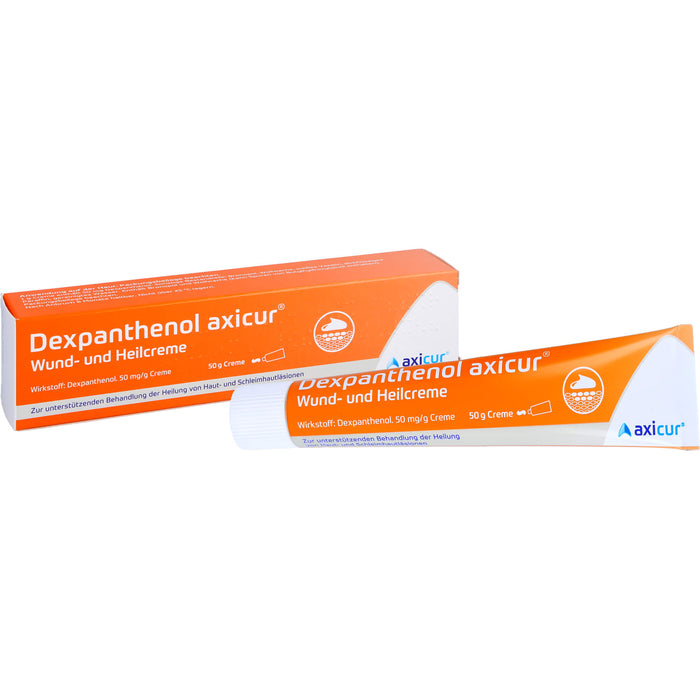 Dexpanthenol axicur Wund- und Heilcreme 50 mg/g, 50 g Crème