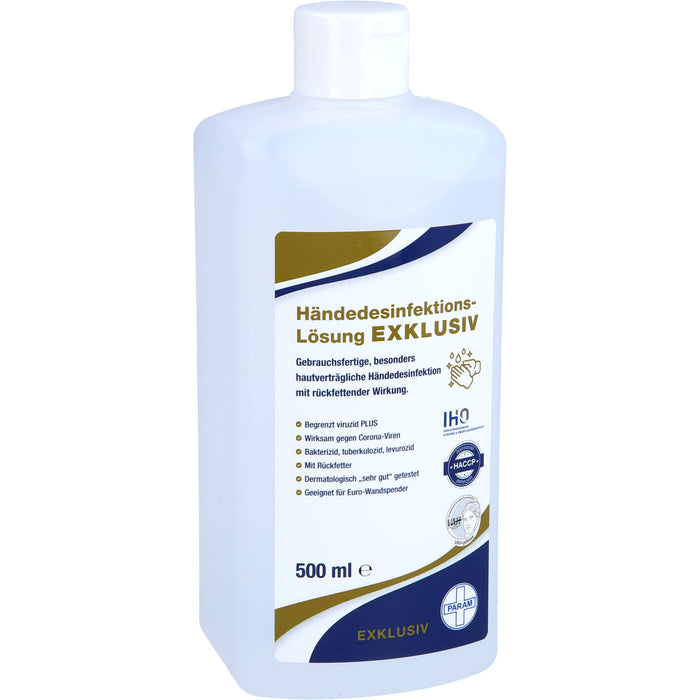 PARAM Händedesinfektions-Lösung Exklusiv, 500 ml Solution