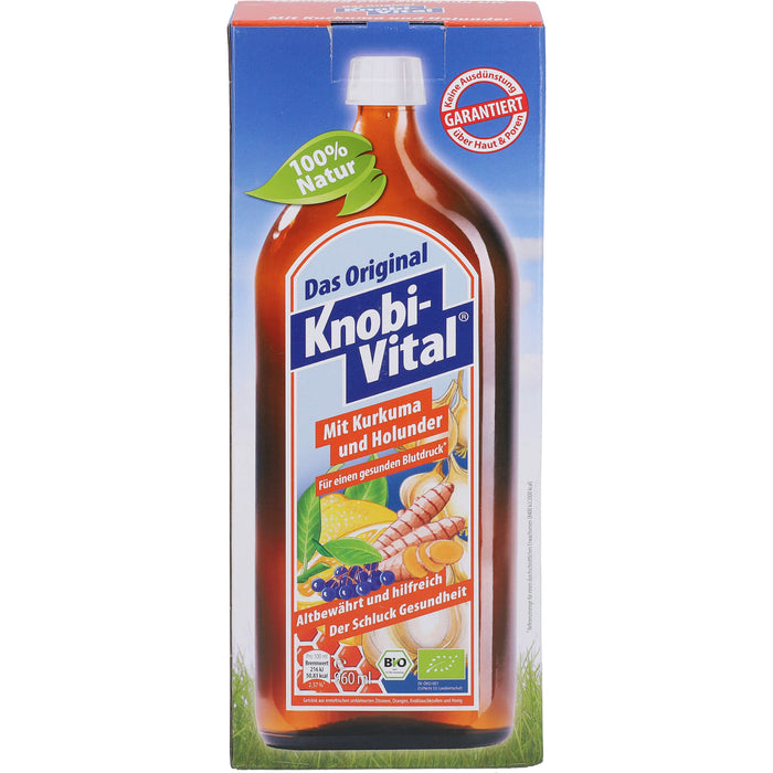 KnobiVital Kurkuma und Holunder Bio, 960 ml Lösung
