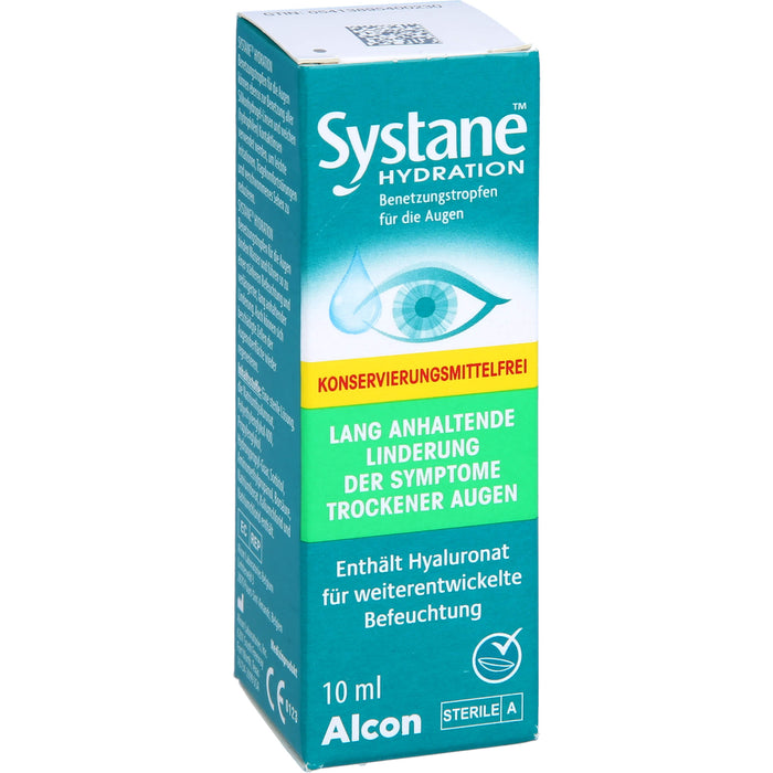 Systane Hydration Lösung ohne Konservierungsmittel bei trockenen Augen, 10 ml Solution