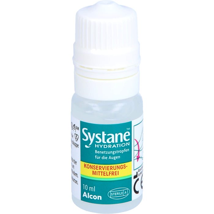 Systane Hydration Lösung ohne Konservierungsmittel bei trockenen Augen, 10 ml Solution
