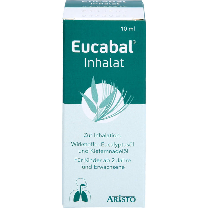 Eucabal Inhalat 5 g/10 g Lösung zur Inhalation bei Erkältungskrankheiten, 10 ml Lösung