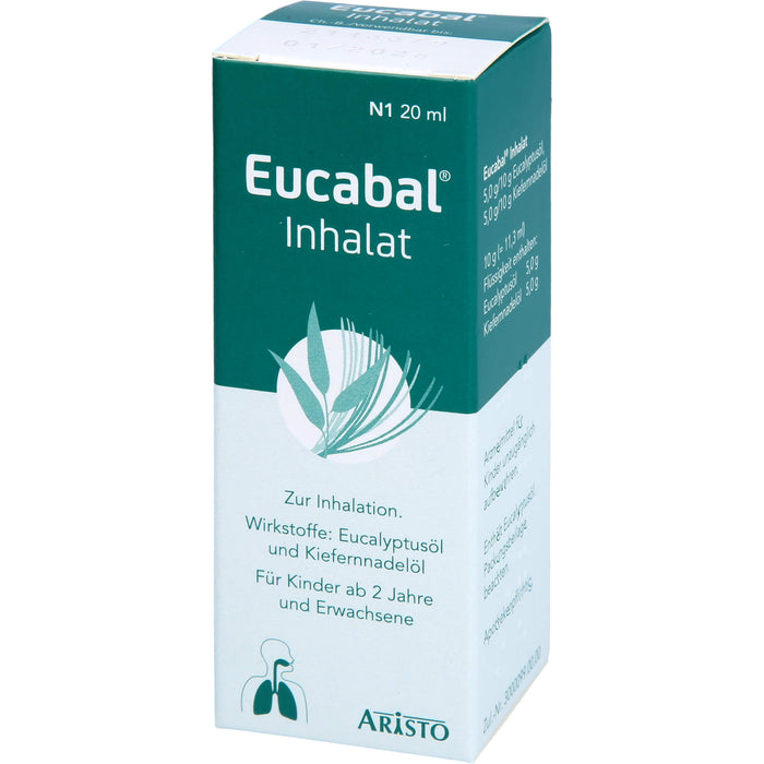 Eucabal Inhalat Lösung bei Erkältungskrankheiten der Atemwege, 20 ml Solution