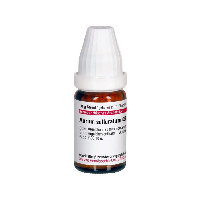 DHU Aurum sulfuratum C30 Globuli, 10 g Globules