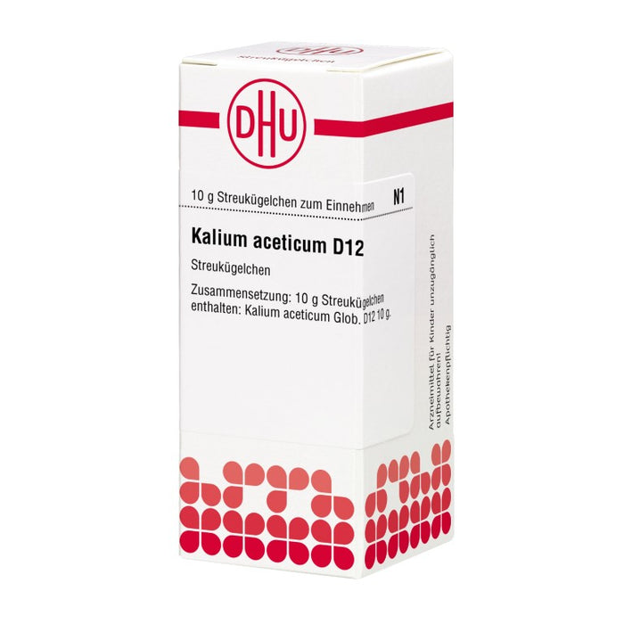 DHU Kalium aceticum D12 Globuli, 10 g Globuli