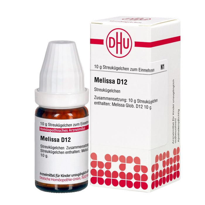 DHU Melissa D12 Globuli, 10 g Globuli