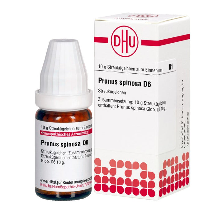 DHU Prunus spinosa D6 Globuli, 10 g Globuli