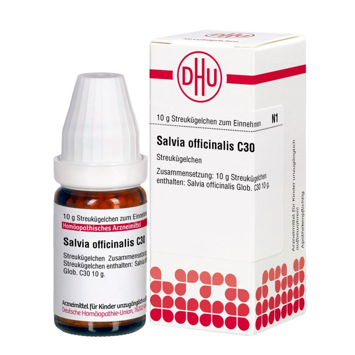 DHU Salvia officinalis C30 Globuli, 10 g Globules