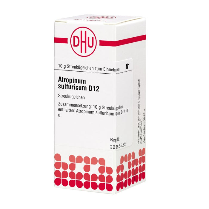 DHU Atropinum sulfuricum D12 Globuli, 10 g Globuli